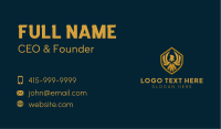 Golden Eagle Shield Business Card Image Preview