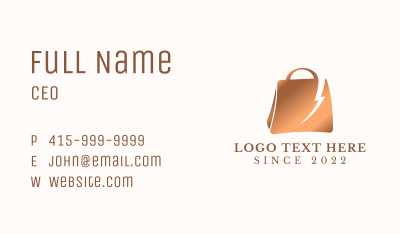 Premium Express Shopping Business Card Image Preview