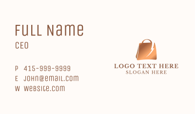 Premium Express Shopping Business Card Image Preview