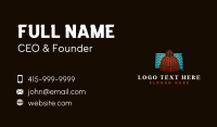 South Dakota Woolen Hat Business Card Preview