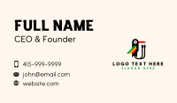 Reggae Jamaican Bird Business Card Design