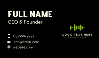 Music Streaming Frequency Business Card Image Preview