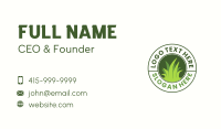 Green Grass Badge Business Card Image Preview