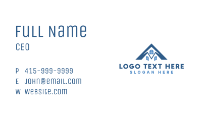 Home Improvement Roofing Business Card Image Preview