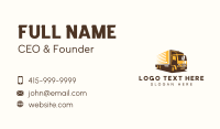 Forwarding Truck Vehicle Business Card Preview