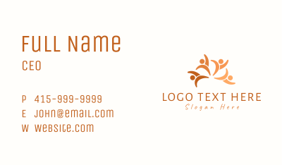 Human Social Community Business Card Image Preview