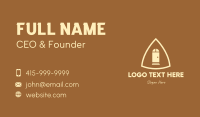 Simple Triangle Door Business Card Image Preview