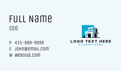 Real Estate Home Architect Business Card Image Preview