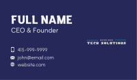Cyber Hacker Wordmark Business Card Image Preview