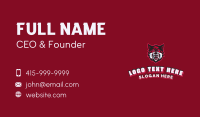 Red Angry Wolf Gaming Business Card Preview