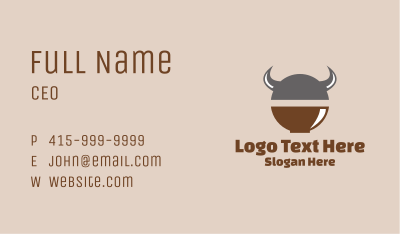 Viking Soup Bowl  Business Card Image Preview