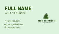 Lawn Soil Grass Business Card Design