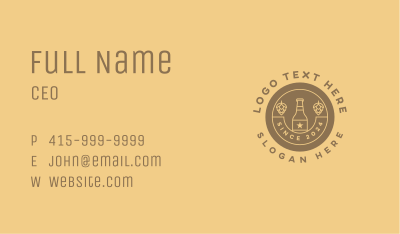 Craft Beer Brewing Business Card Image Preview
