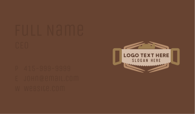 Logging Saw Planer Business Card Image Preview