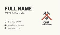 Red Hammer House Business Card Image Preview