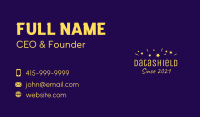 Confetti Wordmark Business Card Image Preview