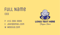 Beach Volleyball Shield  Business Card Image Preview