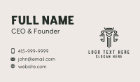 Legal Justice Scale   Business Card Design