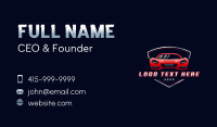 Automotive Garage Car Business Card Preview