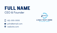 Pressure Wash Water Wave Business Card Image Preview
