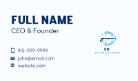 Pressure Wash Water Wave Business Card Image Preview