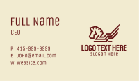 Modern Pegasus Wings  Business Card Image Preview