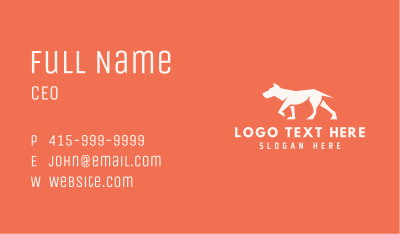 Canine Pet Dog Business Card Image Preview