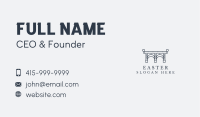 Ruler Bridge Construction Business Card Image Preview