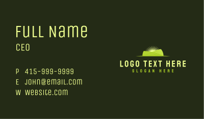Grass Landscape Field Business Card Image Preview