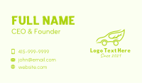 Eco Friendly Car  Business Card Image Preview