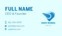 Blue Fast Price Tag Business Card Image Preview