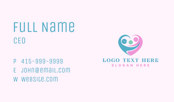Family Love Foundation Business Card Design Image Preview