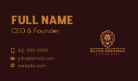 Gaming Lion Beast  Business Card Image Preview