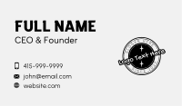 Circle Star Stamp Business Card Image Preview
