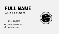 Circle Star Stamp Business Card Image Preview