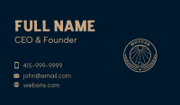 Premium Falcon Sun Business Card Image Preview