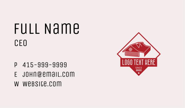 House Roofing Badge Business Card Design Image Preview
