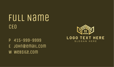 House Realtor Contractor Business Card Image Preview