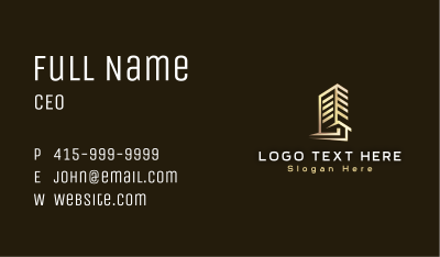 Real Estate Luxury Business Card Image Preview