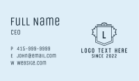 School Club Coat of Arms Business Card Image Preview