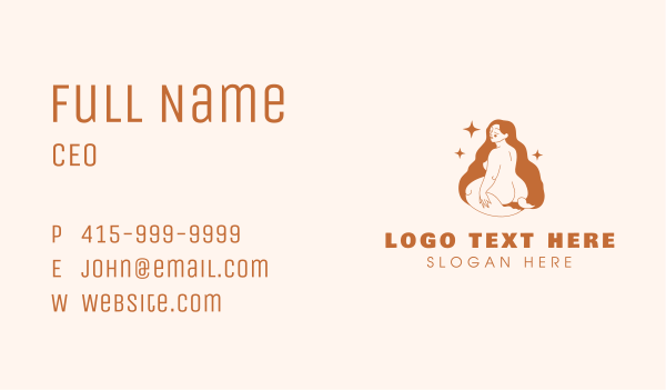 Plus Size Sexy Woman Business Card Design Image Preview