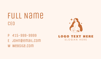 Plus Size Sexy Woman Business Card Image Preview