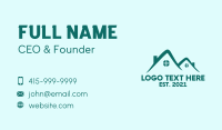Mountain Hill Home Business Card Design