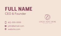 Classic Elegant Script Business Card Image Preview