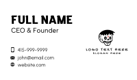 Bolt Skull Nightclub Business Card Design