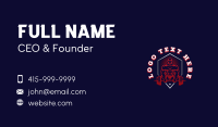 Barbell Weightlifting Gym Business Card Preview