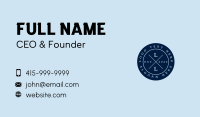 Blue Vintage Business Business Card Design