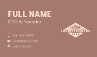 Rustic Diamond Mountain Business Card Image Preview