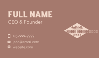 Rustic Diamond Mountain Business Card Image Preview