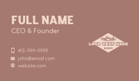 Rustic Diamond Mountain Business Card Image Preview